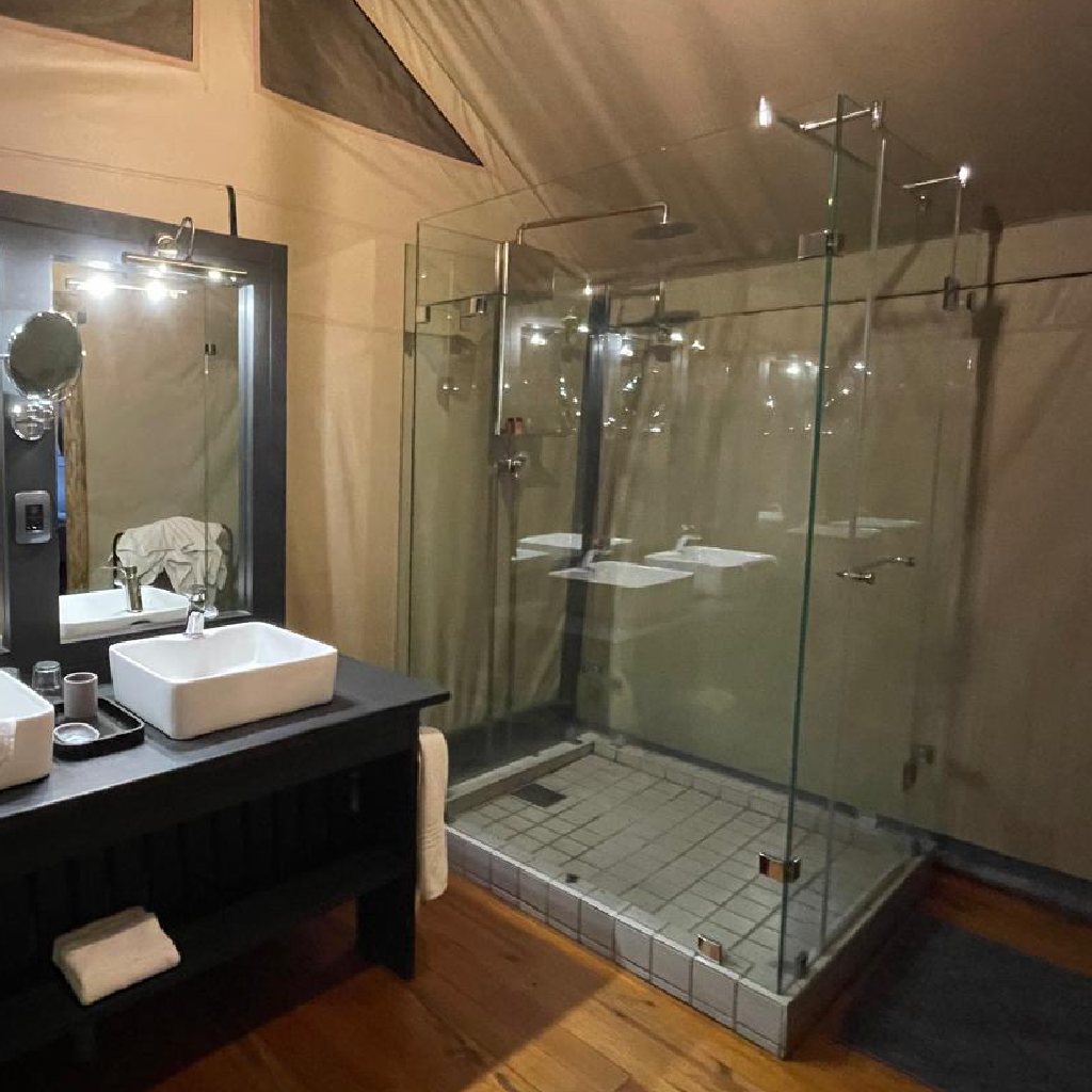 Frameless Shower